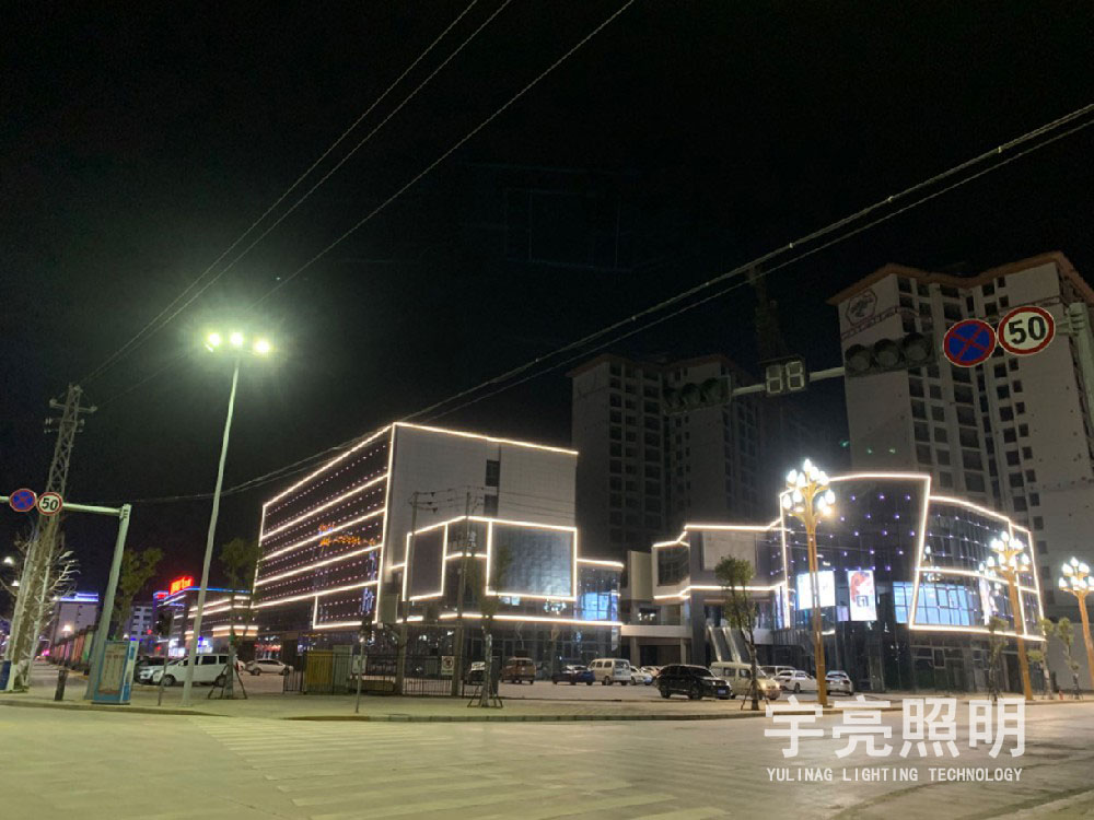 洱源县顺泰城市广场亮化